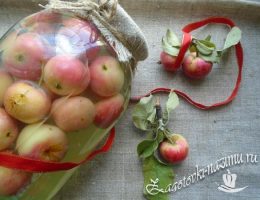 Компот из яблок на зиму простой рецепт